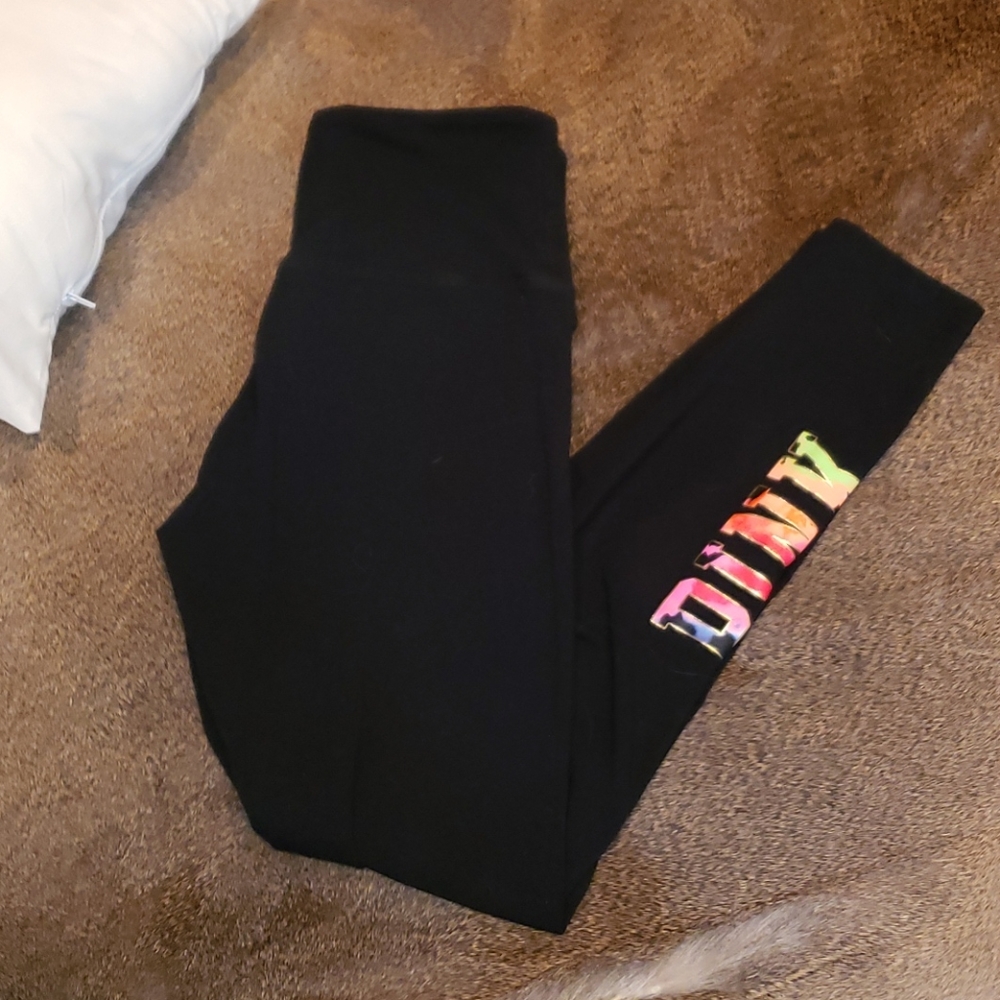PINK Black leggings